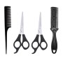 Set pentru tuns SFC07 cu foarfeca de Tuns, pieptene si brici de filat